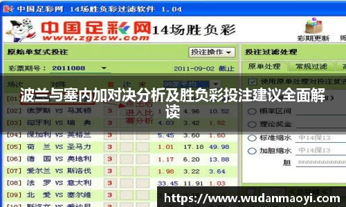 波兰与塞内加对决分析及胜负彩投注建议全面解读